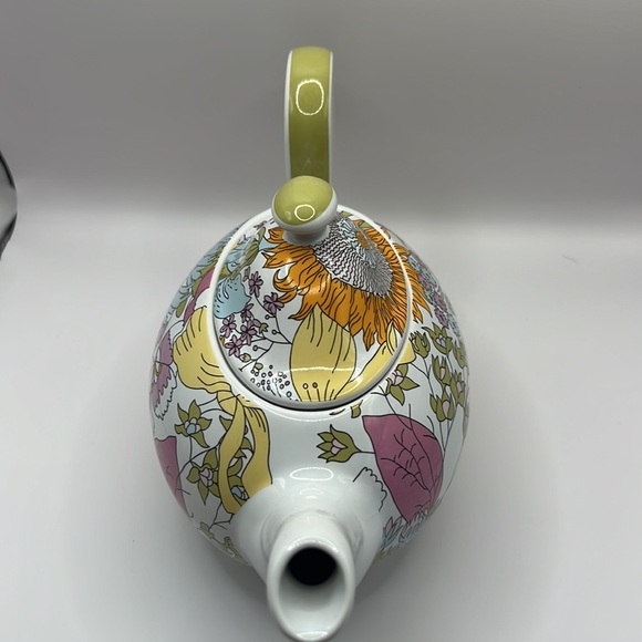 60s mod retro stoneware tea pot. - Picture 9 of 13